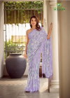 Taranika By Sanskar Tex Prints Sartin Chiffon Casual Saree Wholesale Suppliers In Mumbai